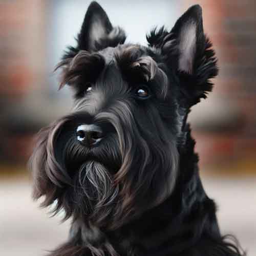 A Scottish Terrier dog, hypoallergene hondenrassen